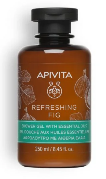 Gel Douche aux Huiles Essentielles Refreshing Fig Apivita