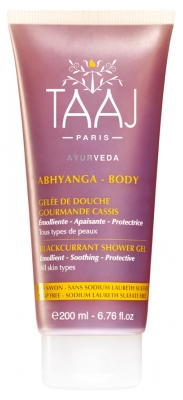 [NgRT011uyRT0011993] Gelée de Douche Gourmande Cassis Abhyanga Taaj
