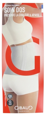 Gibaud Soin Dos Ceinture Chaleur Anthracite Hauteur 30 cm