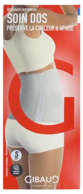 Gibaud Soin Dos Ceinture Chaleur Écru Hauteur 25 cm