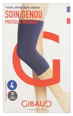 Gibaud Soin Genou Genouillère Bleue