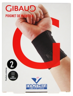 Gibaud Soin Poignet Poignet de Maintien Noir