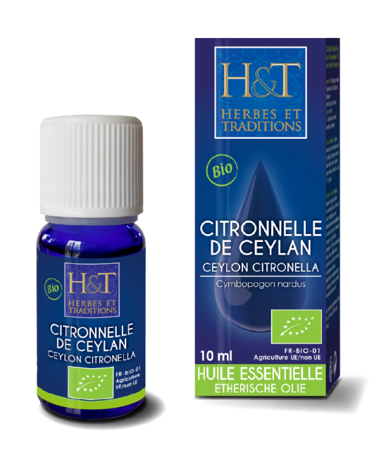 [NgRT011uyRT0013402] Huile Essentielle de Citronnelle de Ceylan Bio Herbes & Traditions