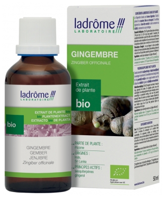 Ladrôme Extrait de Plante Bio Gingembre 50 ml