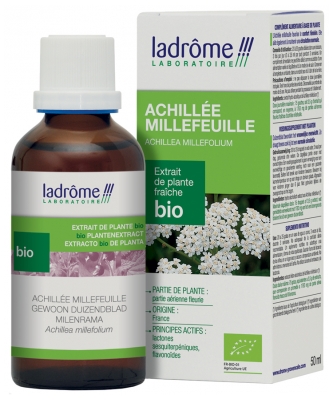 Ladrôme Extrait de Plante Fraîche Bio Achillée Millefeuille 50 ml
