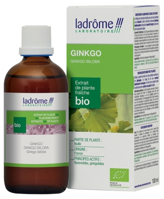 Ladrôme Extrait de Plante Fraîche Bio Ginkgo 100 ml