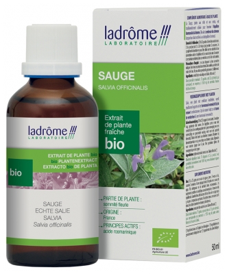 Ladrôme Extrait de Plante Fraîche Bio Sauge 50 ml