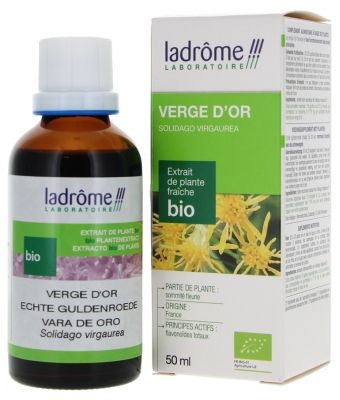 [844FgT00004vy84] Ladrôme Extrait de Plante Fraîche Bio Verge d'Or 50 ml