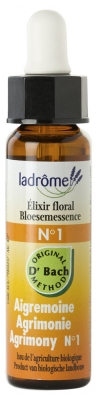 Ladrôme Fleurs De Bach Elixir Floral N°1 : Aigremoine Bio 10 ml