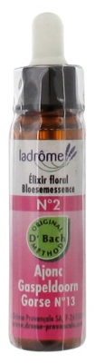 Ladrôme Fleurs De Bach Elixir Floral N°2 : Ajonc Bio 10 ml