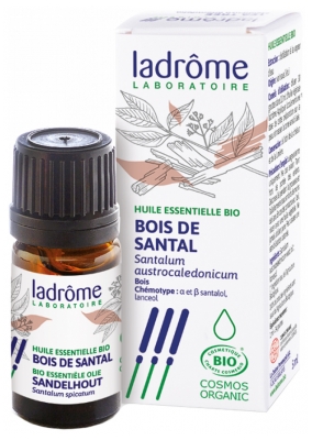 Ladrôme Huile Essentielle Bois de Santal (Santalum austrocaledonicum) Bio 5 ml