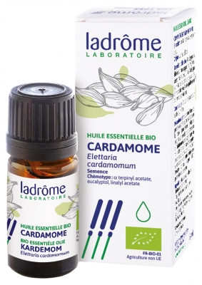 Ladrôme Huile Essentielle Cardamome (Elettaria cardomomum) Bio 5 ml