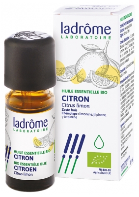 Ladrôme Huile Essentielle Citron (Citrus limon) Bio 10 ml