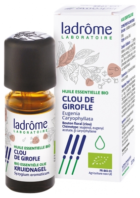 Ladrôme Huile Essentielle Clou de Girofle (Eugenia caryophyllata) Bio 10 ml