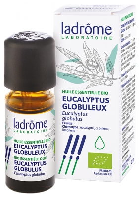 Ladrôme Huile Essentielle Eucalyptus Globuleux (Eucalyptus globulus) Bio 10 ml