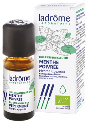 Ladrôme Huile Essentielle Menthe Poivrée (Mentha x piperita) Bio 10 ml