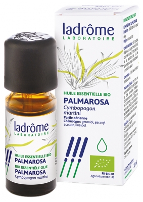 Ladrôme Huile Essentielle Palmarosa (Cymbopogon martini) Bio 10 ml