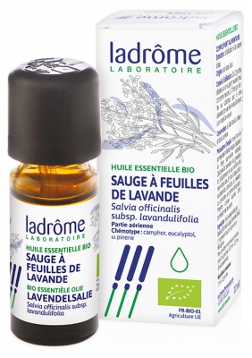 Ladrôme Huile Essentielle Sauge à Feuilles de Lavande (Salvia officinalis subsp.lavandulifolia) Bio 10 ml