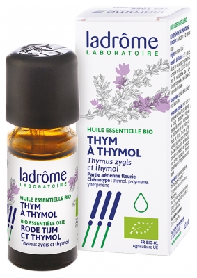Ladrôme Huile Essentielle Thym à Thymol (Thymus zygis ct thymol) Bio 10 ml
