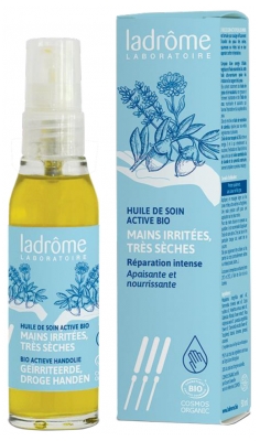 Ladrôme Huile de Soin Active Bio Mains Irritées Très Sèches 50 ml