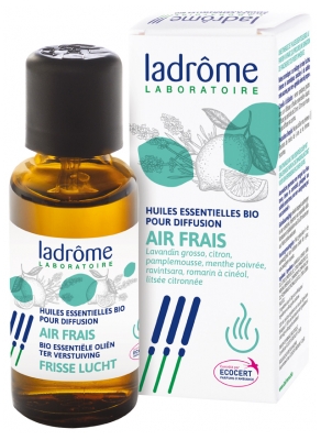Ladrôme Huiles Essentielles Bio pour Diffusion Air Frais 10 ml