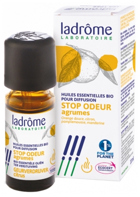 Ladrôme Huiles Essentielles Bio pour Diffusion Stop Odeur Agrumes 10 ml