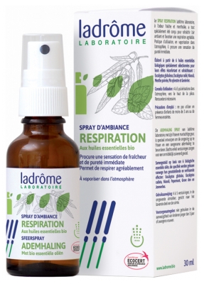 Ladrôme Spray d'Ambiance Respiration aux Huiles Essentielles Bio 30 ml