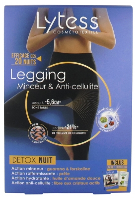 [844FgT00004vzh4] Lytess Cosmétotextile Legging Minceur & Anti-Cellulite Detox Nuit Noir