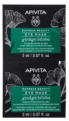 [NgRT011uyRT0018049] Masque Contour des Yeux au Ginkgo Biloba Express Beauty Apivita