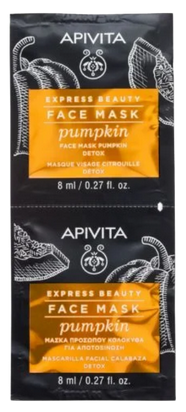 [NgRT011uyRT0018092] Masque Visage Détox à la Citrouille Express Beauty Apivita