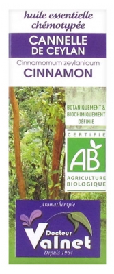 Docteur Valnet Huile Essentielle Cannelle de Ceylan Bio 5 ml