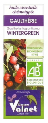 Docteur Valnet Huile Essentielle Gaulthérie Bio 10 ml
