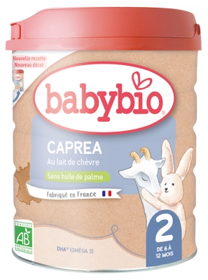 Babybio Caprea 2 au Lait de Chèvre de 6 à 12 Mois Bio 800 g
