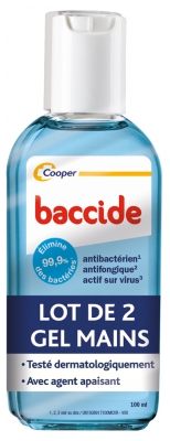 Baccide Gel Mains Lot de 2 x 100 ml
