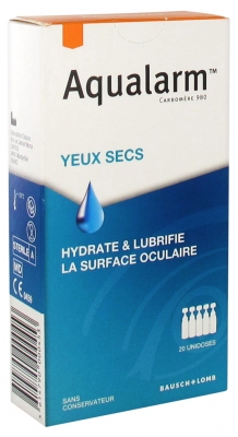 Bausch + Lomb Aqualarm Yeux Secs 20 Unidoses