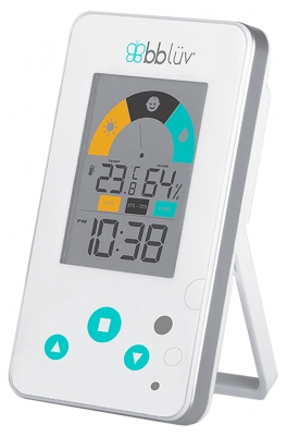 Bblüv Igrö Thermomètre/Hygromètre 2en1 pour la Chambre de Bébé 0 Mois et +