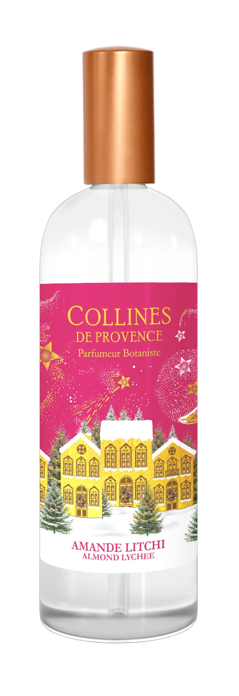 Parfum d'Intérieur Amande Litchi 100ml Collines de Provence