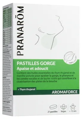[NgRT011uyRT0021833] Pastilles Gorge Aromaforce Pranarôm