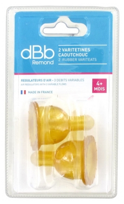 dBb Remond 2 Varitétines Caoutchouc 3 Débits Variables 4 Mois et +