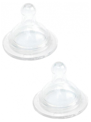 dBb Remond 2 Tétines Silicone Large Ouverture à Fente Débit Variable 4 Mois+