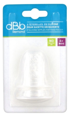dBb Remond 2 Téterelles en Silicone pour Sucette Découverte