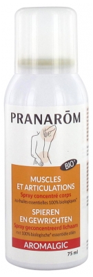 Aromalgic Spray Muscles et Articulations Bio 75ml Pranarôm 