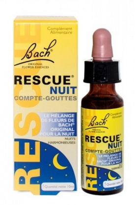 Rescue Nuit Gouttes Fleurs de Bach