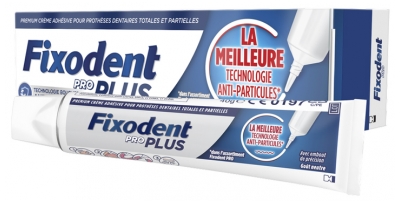 Fixodent Pro Plus La Meilleure Technologie Anti-particules 40 g