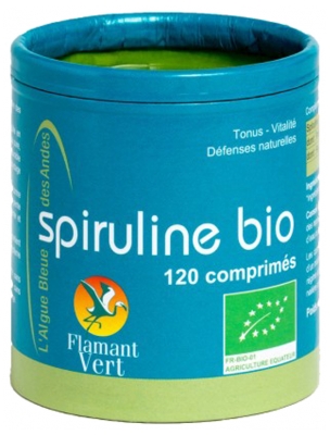 Flamant Vert Spiruline Bio 120 Comprimés de 500 mg