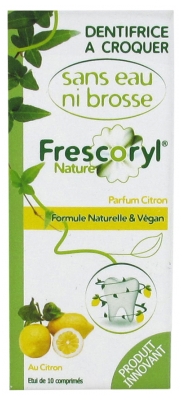 Frescoryl Nature Dentifrice à Croquer Parfum Citron 10 Comprimés