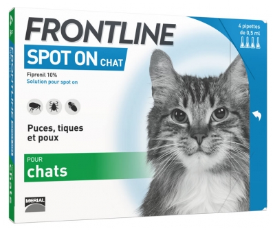 Frontline Spot-On Chat 4 Pipettes