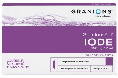 Granions 30 Ampoules d'Iode