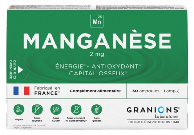 Granions Manganèse 30 Ampoules