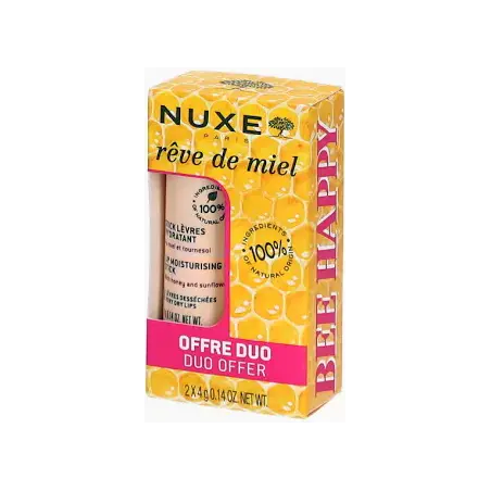 Rêve de Miel Stick Lèvres 2x4g Nuxe